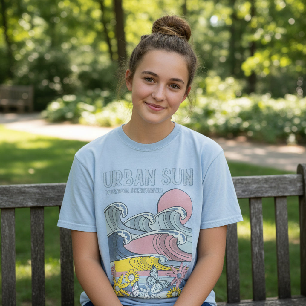 muta ✖️URBAN SUN 37 UrbanSun Butterfly Flower Tee