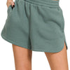 Fleece Shorts: Acid Wash & Solid