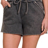 Fleece Shorts: Acid Wash & Solid