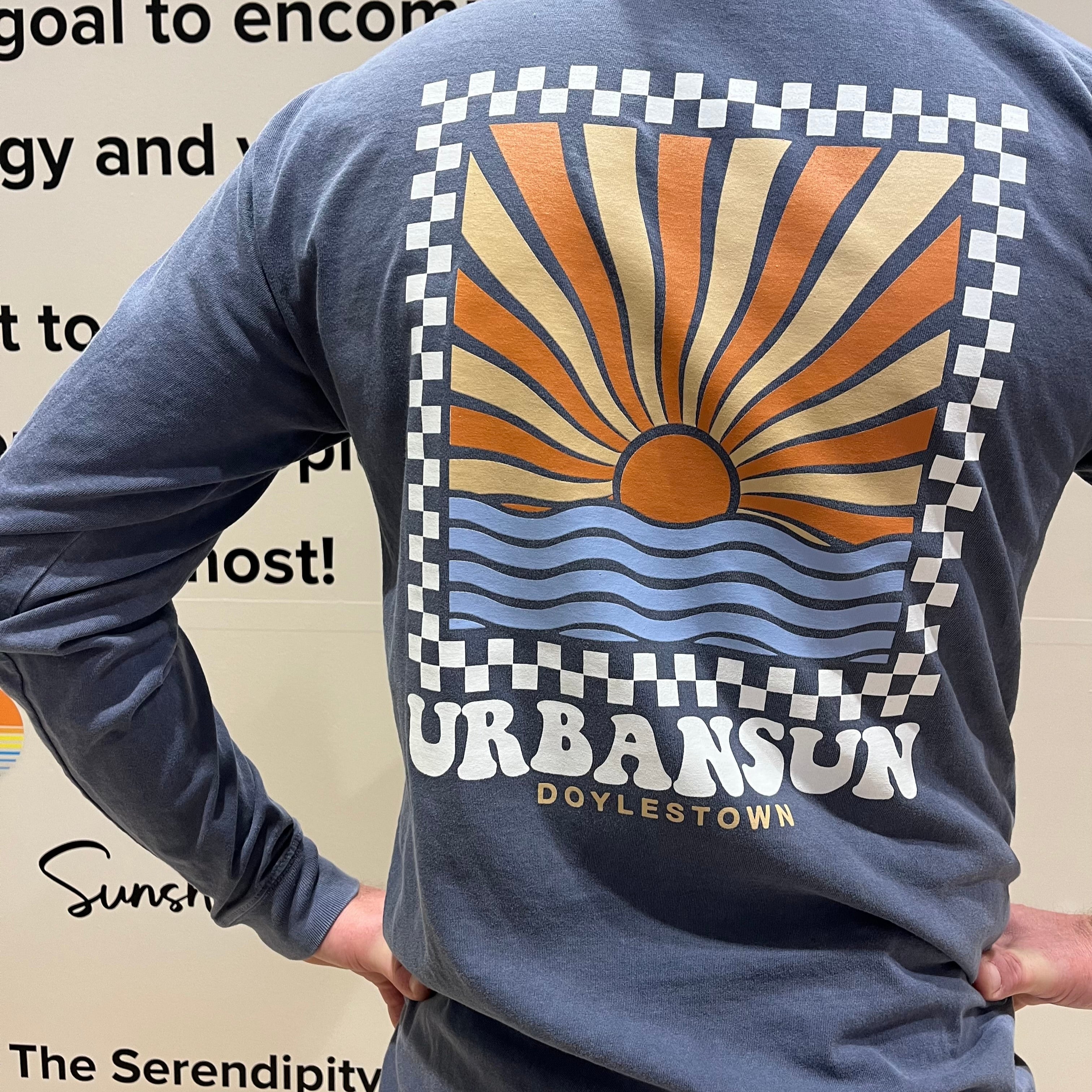 【BAON】[unisex] Deroutin Print Pigment Over Sweatshirt Pullover Unisex Hoodies | iEDM