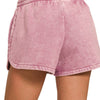 Fleece Shorts: Acid Wash & Solid