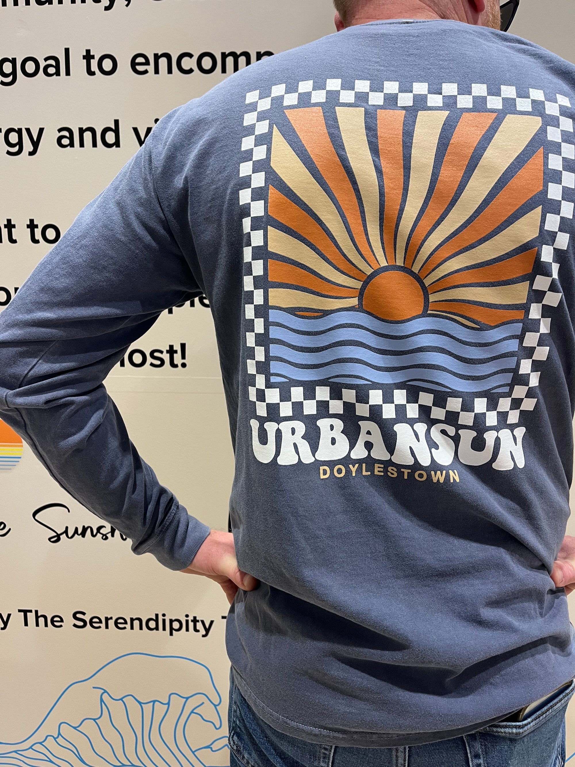 UrbanSun Bubble Font L/S Tee