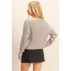 Textured Sweater With Relaxed Drop Sleeves