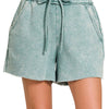 Fleece Shorts: Acid Wash & Solid