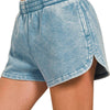 Fleece Shorts: Acid Wash & Solid