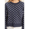 Unique Dot Patterned Crewneck Sweater