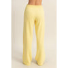 High-Waist Drawstring Straight-Cut Pants