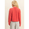 Mineral Washed Long-Sleeve Henley Top