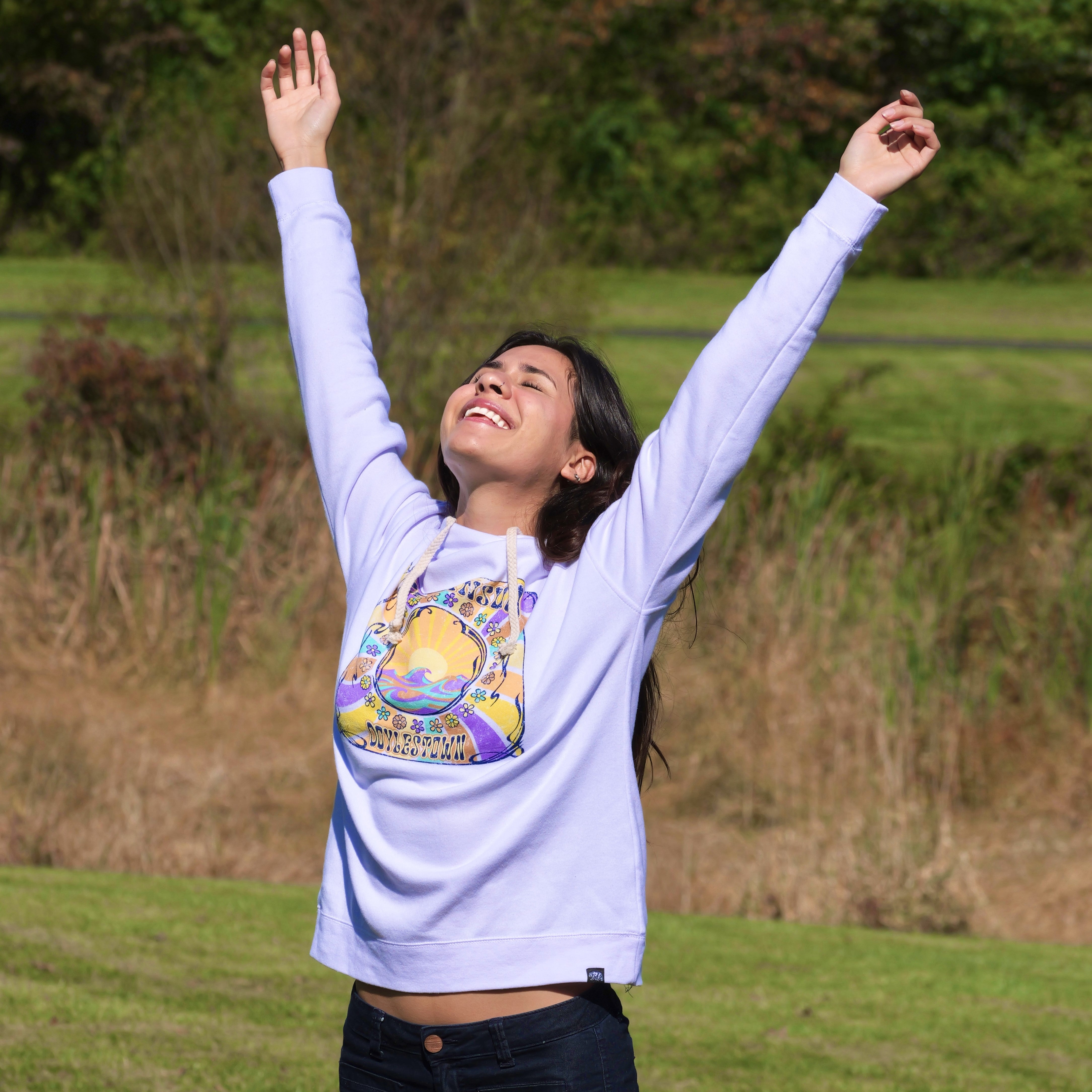 【BAON】[unisex] Deroutin Print Pigment Over Sweatshirt on-cue-apparel-starry-night-