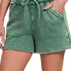 Fleece Shorts: Acid Wash & Solid