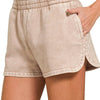 Fleece Shorts: Acid Wash & Solid
