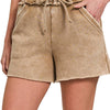 Fleece Shorts: Acid Wash & Solid