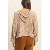 Long Sleeve Crop Acid Wash Sweatshirt