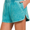 Fleece Shorts: Acid Wash & Solid