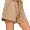 Fleece Shorts: Acid Wash & Solid