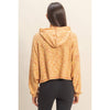 Long Sleeve Crop Acid Wash Sweatshirt