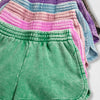 Fleece Shorts: Acid Wash & Solid