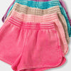 Fleece Shorts: Acid Wash & Solid